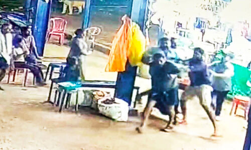 തീർഥാടകനെ മർദിച്ച സംഭവം; സി.സി ടി.വി ദൃശ്യം പുറത്ത്