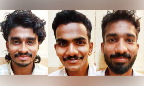 സെൽഫിയെടുത്തതിന് സീനിയർ വിദ്യാർഥികളുടെ മർദനം; മൂന്നുപേർ റിമാൻഡിൽ സെൽഫിയെടുത്തതിന് സീനിയർ വിദ്യാർഥികളുടെ മർദനം; മൂന്നുപേർ റിമാൻഡിൽ