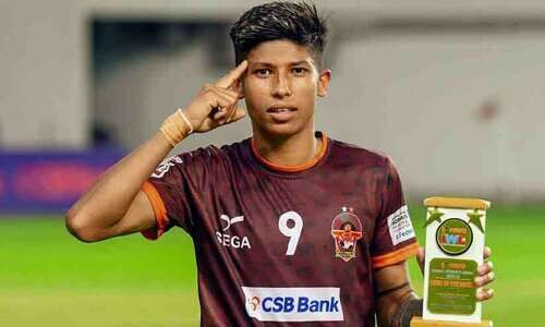 വനിത ലീഗിൽ വീണ്ടും ടോപ് സ്കോററായി സബിത്ര ഭണ്ഡാരി വനിത ലീഗിൽ വീണ്ടും ടോപ് സ്കോററായി സബിത്ര ഭണ്ഡാരി