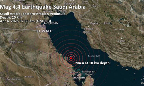 സൗ​ദി കി​ഴ​ക്ക​ൻ പ്ര​വി​ശ്യ​യി​ലെ ജു​ബൈ​ലി​ന് സ​മീ​പം ചെ​റി​യ ഭൂ​ച​ല​നം