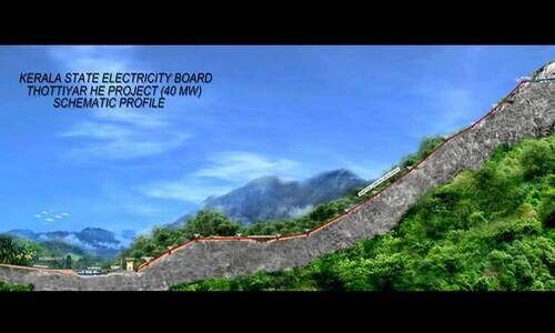 തൊട്ടിയാർ ജലവൈദ്യുതി പദ്ധതി: 306 കോടി ‘വിഴുങ്ങി’; ശേഷി നാലിലൊന്ന്​ മാത്രം