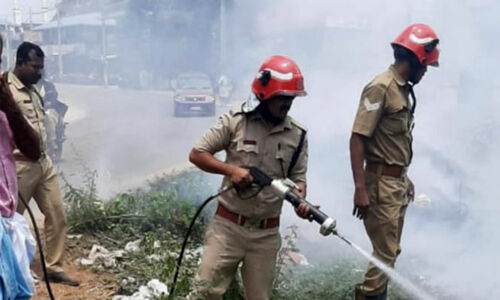 തൃത്താലയില്‍ മാലിന്യത്തിന് തീപിടിച്ചു