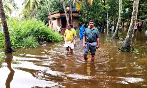 കനോലി കനാൽ തീരത്തെ വീടുകളിൽ വെള്ളക്കെട്ട് കനോലി കനാൽ തീരത്തെ വീടുകളിൽ വെള്ളക്കെട്ട്