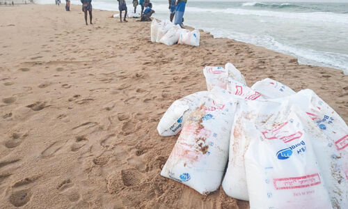 വിഴിഞ്ഞത്തും പൂവാറിലും കല്ലുമുക്കിലും കണ്ടെയ്നറുകളും പോളി എത്തിലിനും