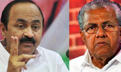 അഴിമതിയുടെ ചെളിക്കുണ്ടില് വീണ് കിടക്കുന്ന മുഖ്യമന്ത്രി ആരോപണങ്ങള്ക്ക് മറുപടി നല്കുന്നില്ലെന്ന് വി.ഡി സതീശൻ അഴിമതിയുടെ ചെളിക്കുണ്ടില് വീണ് കിടക്കുന്ന മുഖ്യമന്ത്രി ആരോപണങ്ങള്ക്ക് മറുപടി നല്കുന്നില്ലെന്ന് വി.ഡി സതീശൻ