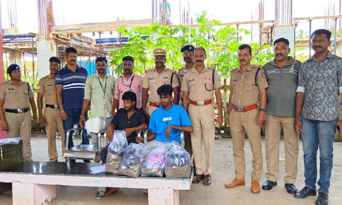 അഞ്ചരകിലോ കഞ്ചാവുമായി രണ്ട്​ ബംഗാളികൾ പിടിയിൽ