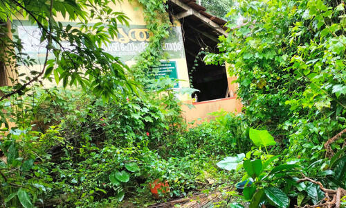 ജപ്തി ചെയ്ത വീടും ആയുർവേദ ആശുപത്രിയും കാടുമൂടി മാലിന്യം നിറഞ്ഞ നിലയിൽ ജപ്തി ചെയ്ത വീടും ആയുർവേദ ആശുപത്രിയും കാടുമൂടി മാലിന്യം നിറഞ്ഞ നിലയിൽ