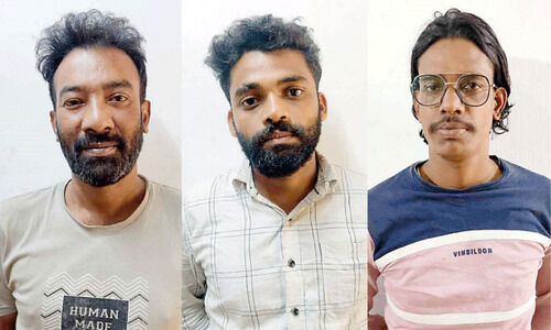 എട്ട്​ കിലോ കഞ്ചാവുമായി മൂന്നുപേർ അറസ്റ്റിൽ