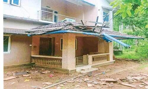 ആന നാശം വിതച്ചു; മൂന്നുപേർക്ക് പരിക്ക് ആന നാശം വിതച്ചു; മൂന്നുപേർക്ക് പരിക്ക്