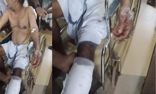 കക്കട്ടിൽ ഒരാൾക്ക് വെട്ടേറ്റു; അക്രമി എത്തിയത് മഴക്കോട്ടു കൊണ്ട്​ മുഖം മറച്ച്​