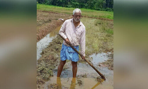 കൃഷിയിൽ കോയക്കക്ക് നൂറുമേനിയുടെ ഡബ്ൾബെൽ കൃഷിയിൽ കോയക്കക്ക് നൂറുമേനിയുടെ ഡബ്ൾബെൽ