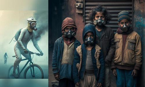 ‘മലിനമായ ഡൽഹിയുടെ ഭാവി’; എ.ഐ സൃഷ്ടിച്ച ഭീതിപ്പെടുത്തുന്ന ചിത്രങ്ങൾ