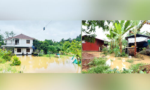 ബാ​ണാ​സു​ര ക​നാ​ൽ നി​ർ​മാ​ണ​ത്തി​ന് തോ​ട് മ​ണ്ണി​ട്ടു​മൂ​ടി;  വീ​ടു​ക​ൾ വെ​ള്ള​പ്പൊ​ക്ക ഭീ​ഷ​ണി​യി​ൽ