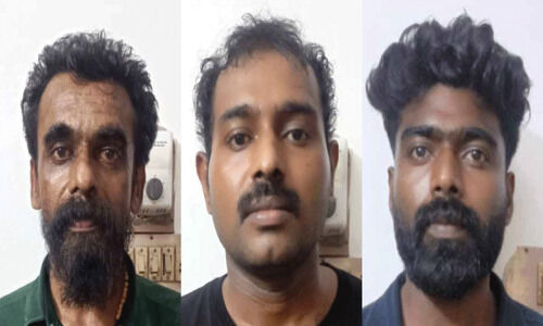 ഭീഷണിപ്പെടുത്തി ഗുണ്ടാപ്പിരിവ്: മൂന്ന് പ്രതികൾ പിടിയിൽ