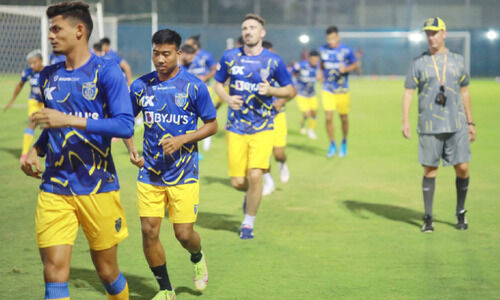 പ്രീ സീസൺ മത്സരങ്ങൾക്കായി ബ്ലാസ്റ്റേഴ്സ് വീണ്ടും ദുബൈയിലേക്ക് പ്രീ സീസൺ മത്സരങ്ങൾക്കായി ബ്ലാസ്റ്റേഴ്സ് വീണ്ടും ദുബൈയിലേക്ക്