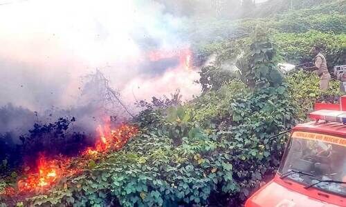 പൊൻകുന്നത്ത് തീപിടിത്തം പൊൻകുന്നത്ത് തീപിടിത്തം