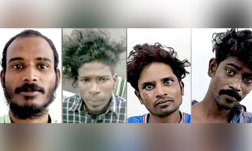 യുവാവിനെ മർദിച്ച് പണം കവർന്ന കേസിൽ നാല് പേർ അറസ്റ്റിൽ യുവാവിനെ മർദിച്ച് പണം കവർന്ന കേസിൽ നാല് പേർ അറസ്റ്റിൽ