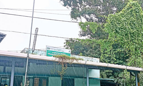 ഭീതിപരത്തി വൈദ്യുതി ലൈനുമായി ചേർന്ന് കേബിൾ വയർ ഭീതിപരത്തി വൈദ്യുതി ലൈനുമായി ചേർന്ന് കേബിൾ വയർ