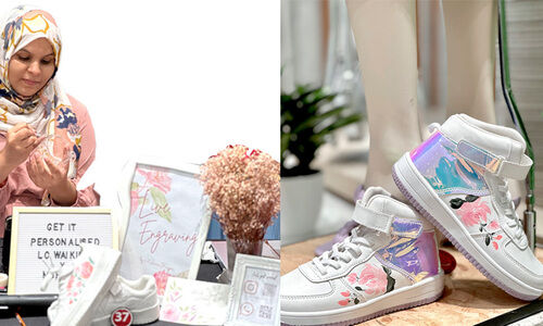 കാശ്മീരിയൻ സൗന്ദര്യം കലയിൽ ആവിഷ്കരിച്ച്​ മുഹ്സിന കൈപ്പി