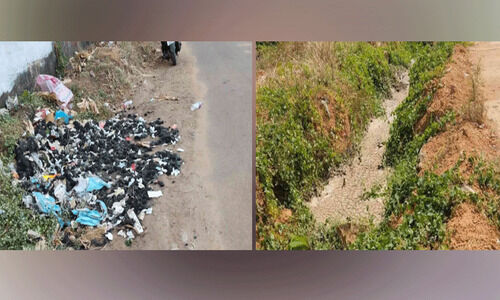 മാലിന്യനിക്ഷേപം; വീർപ്പുമുട്ടി നാവായിക്കുളം മാലിന്യനിക്ഷേപം; വീർപ്പുമുട്ടി നാവായിക്കുളം