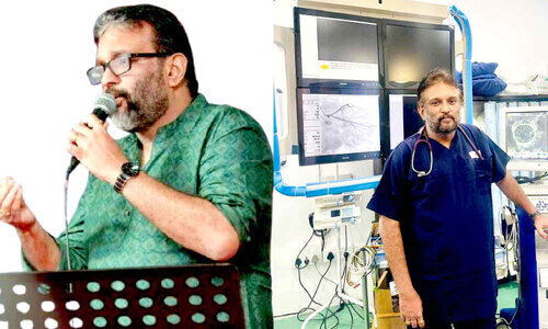 പാ​ട്ടും​പാ​ടി ഹൃ​ദ​യം തു​റ​ക്കും ഈ ​കാ​ർ​ഡി​യോ​ള​ജി​സ്റ്റ്