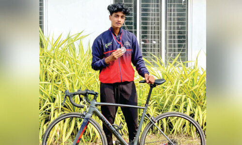 സൈ​ക്ലി​ങ്ങി​ൽ സു​വ​ർ​ണ​നേ​ട്ടം കൈ​വ​രി​ച്ച് സ​ഹ​ൽ മു​ഹ​മ്മ​ദ്