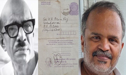 ബഷീറിന്‍റെ കൃതികളിൽ ചിലത്​ മോഷണമാണോ എന്ന ചോദ്യം..!, അവരാ പുസ്തകങ്ങൾ വായിച്ച് ഒത്തുനോക്കിയിട്ടുണ്ടോ എന്ന ഉത്തരം; ബഷീറിന്‍റെ കത്ത് നിധിപോലെ കാത്ത് പ്രേംരാജൻ