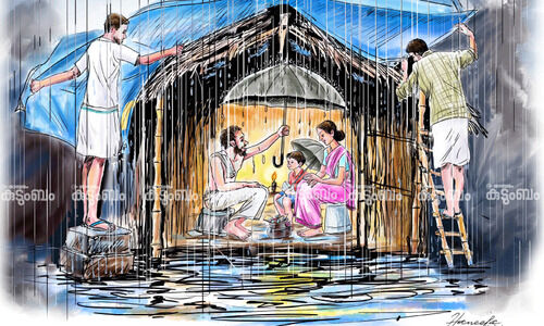 ‘ഉൾനാടൻ ഗ്രാമത്തിലെ ശ്രീധരനുണ്ണി മഴയത്ത് കുടപിടിച്ച് കുടിലിലിരിക്കുന്നു. അത് കേട്ടതോടെ അങ്ങോട്ട് ഞങ്ങൾ പുറപ്പെട്ടു’ -ഒരു ജനപ്രതിനിധിയുടെ ഉറക്കം നഷ്ടമായ ആ രാത്രി