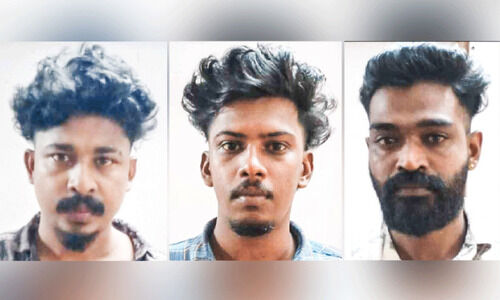 മാല മോഷണം; മൂന്ന് പേർ പിടിയിൽ
