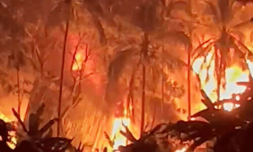 ആനക്കുഴിക്കരയിൽ വൻ തീപിടിത്തം