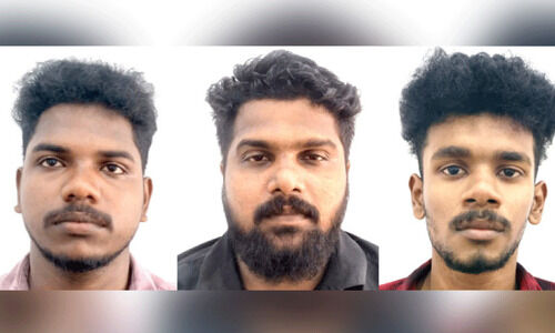 പൊ​ലീ​സ്​ ഉ​ദ്യോ​ഗ​സ്ഥ​നെ ആ​ക്ര​മി​ച്ച മൂ​ന്നു​പേ​ർ അ​റ​സ്റ്റി​ൽ