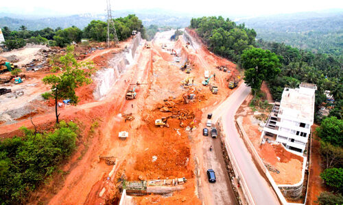 ദേ​ശീ​യ​പാ​ത; വ​ട്ട​പ്പാ​റ​യി​ലെ നി​ർ​മാ​ണം  അ​വ​സാ​ന​ഘ​ട്ട​ത്തി​ലേ​ക്ക്