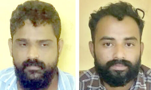 എം.​ഡി.​എം.​എ​യു​മാ​യി യു​വാ​ക്ക​ൾ അ​റ​സ്റ്റി​ൽ