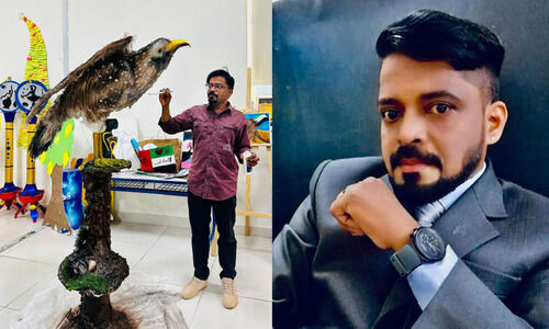 പാഴ് വസ്തുക്കളിൽ വിരിയുന്ന സൗന്ദര്യം പാഴ് വസ്തുക്കളിൽ വിരിയുന്ന സൗന്ദര്യം