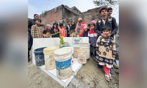 സ​ഹ​പാ​ഠി​യു​ടെ ഓ​ർ​മ​യിൽ ഗ്രാ​മ​ത്തി​ന് കു​ടി​വെ​ള്ള​മൊ​രു​ക്കി വി​ദ്യാ​ർ​ഥി​ക​ൾ