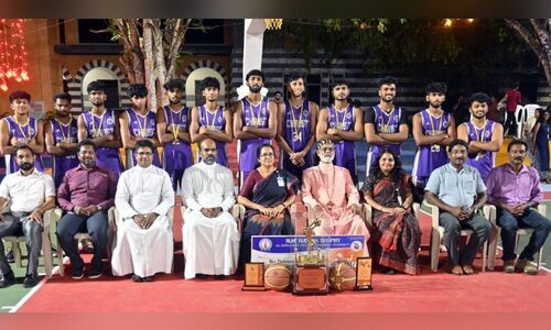 മാർ ഇവാനിയോസ് ബാസ്ക്കറ്റ്ബാൾ ടൂർണമെന്‍റിൽ പാലാ അൽഫോൻസാ കോളജും ക്രൈസ്റ്റ് കോളജ് ഇരിങ്ങാലക്കുടയും ജേതാക്കൾ