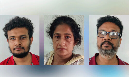 യുവതിയുടെ ആത്മഹത്യ;  ഭർത്താവും മാതാപിതാക്കളും അറസ്റ്റിൽ