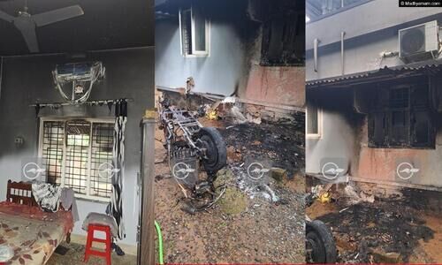 ഇലക്ട്രിക് സ്കൂട്ടറിന് തീ പിടിച്ചു; വീടിന്റെ ഭാഗവും വീട്ടുപകരണങ്ങളും കത്തി നശിച്ചു