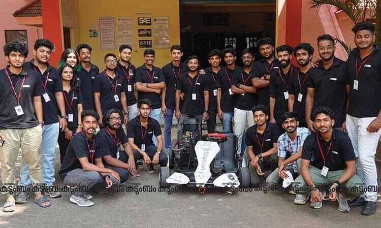 150 സി.സി എന്‍ജിൻ, ചെലവ് ഒന്നര ലക്ഷത്തോളം, നാലുമാസം കൊണ്ട് പിള്ളേർ നിർമിച്ച ഈ റേസിങ് കാർ പൊളിയാണ്