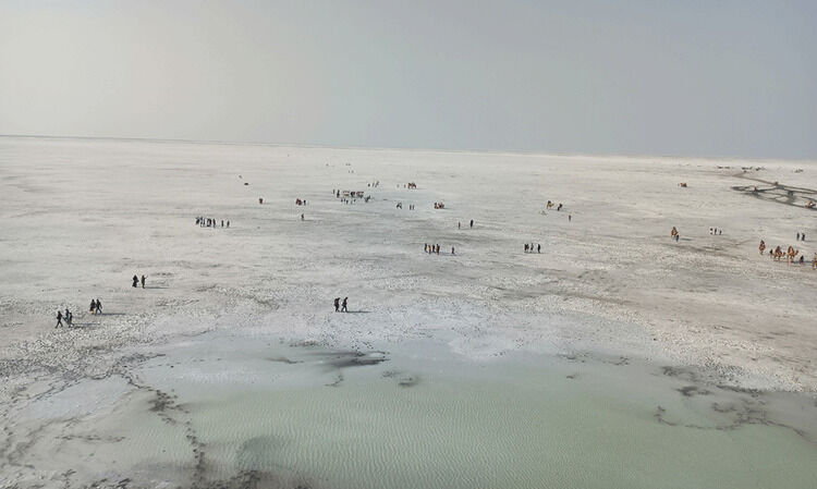 ബി.എസ്​.എഫിന്‍റെ അനുമതിപത്രത്തോടെ മാത്രം പ്രവേശിക്കാനാവുന്ന ഗ്രേറ്റ് റാൻ ഓഫ് കച്ചിലേക്കൊരു യാത്ര