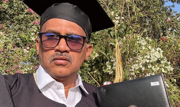 എം.ടെക് വിദ്യാർഥി; വയസ്സ് വെറും 52