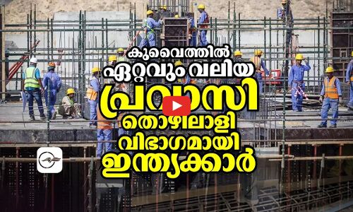 കുവൈത്തിൽ ഏറ്റവും വലിയ പ്രവാസി തൊഴിലാളി വിഭാഗമായി ഇന്ത്യക്കാർ