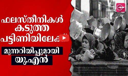 ഫലസ്തീനികൾ കടുത്ത പട്ടിണിയിലേക്ക്; മുന്നറിയിപ്പുമായി യു.എൻ