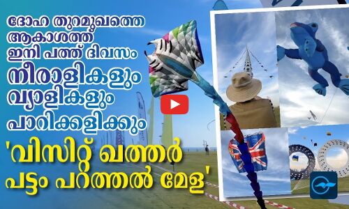 ദോഹയിൽ ആകാശത്ത് ഇനി പത്ത് ദിവസം നീരാളികളും വ്യാളികളും പാറിക്കളിക്കും