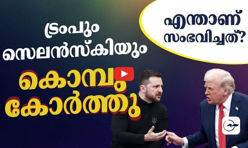 ട്രംപും സെലൻസ്കിയും കൊമ്പുകോർത്തു; എന്താണ് സംഭവിച്ചത്?