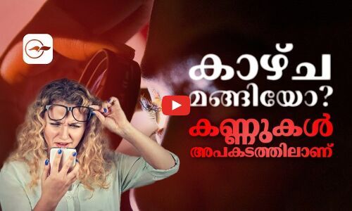 കാഴ്ച മങ്ങിയോ? കണ്ണുകൾ അപകടത്തിലാണ്