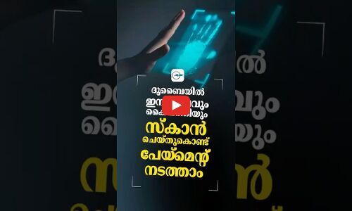 ദുബൈയിൽ ഇനി മുഖവും കൈപ്പത്തിയും സ്കാൻ ചെയ്തുകൊണ്ട് പേയ്‌മെന്റ് നടത്താം