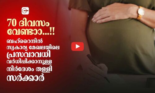 ബഹ്‌റൈനിൽ സ്വകാര്യമേഖലയിലെ പ്രസവാവധി വർധിപ്പിക്കാനുള്ള നിർദേശം തള്ളിയിരിക്കുകയാണ് സർക്കാർ