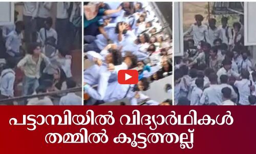 പട്ടാമ്പിയിൽ വിദ്യാര്‍ഥികള്‍ തമ്മില്‍ കൂട്ടത്തല്ല്