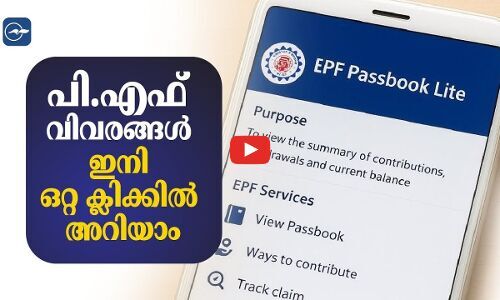 പി.എഫ് വിവരങ്ങൾ ഇനി ഒറ്റ ക്ലിക്കിൽ അറിയാം